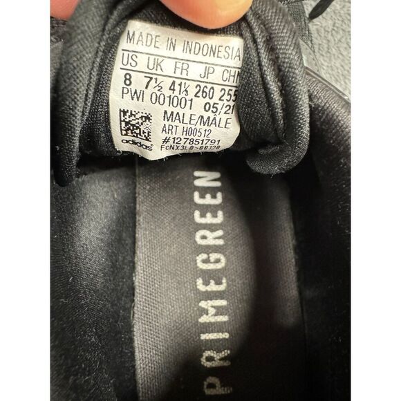 Adidas PrimeGreen Men’s 8 Athletic Shoes in good shape. Color is black. - Picture 2 of 4